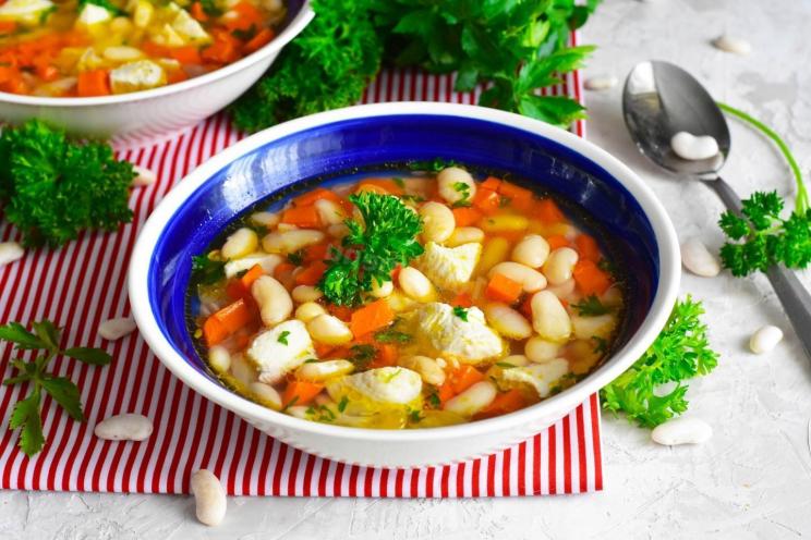 Hearty Bean and Chicken Soup