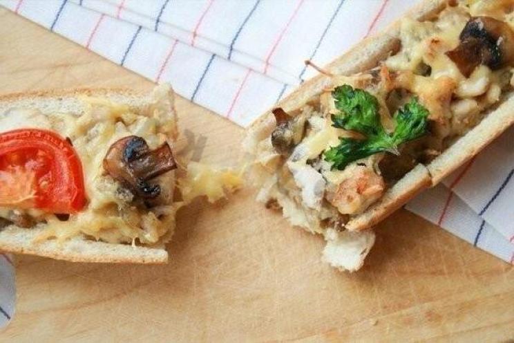 Cheesy Oven-Baked Stuffed Loaf