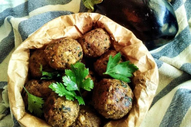 Barley Falafel with Eggplant: A Vegetarian Delight