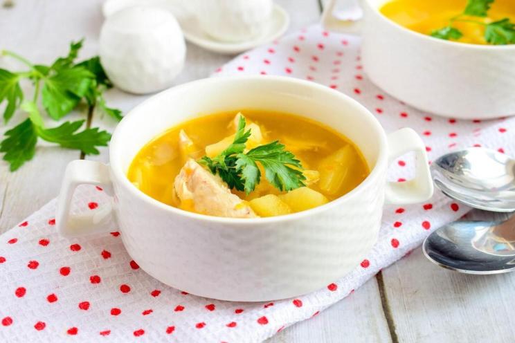 Hearty Chicken and Pea Soup Hearty Chicken and Pea Soup
