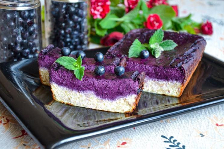 Blueberry Oatmeal and Cottage Cheese Casserole Blueberry Oatmeal and Cottage Cheese Casserole