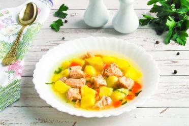 Hearty Salmon Soup Delight