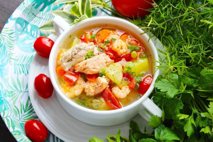 Seafood Vegetable Soup Seafood Vegetable Soup