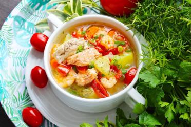 Seafood Vegetable Soup