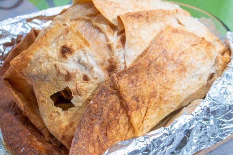 Cheesy Tomato Baked Chicken in Lavash