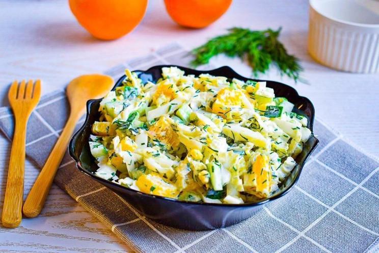 Chinese Cabbage and Orange Salad
