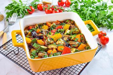 Sheet Pan Roasted Veggies with Mushrooms