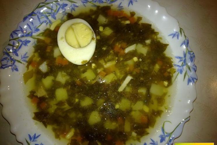 Vitamin-Rich Sorrel Egg Soup with Carrots
