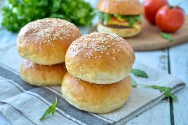 Homemade McDonald's-Style Hamburger Buns