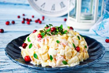 Crab & Pineapple Festive Salad