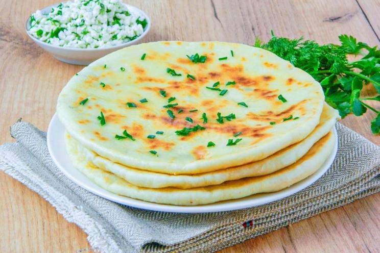 Quick and Easy Cottage Cheese Flatbread with Kefir Quick and Easy Cottage Cheese Flatbread with Kefir