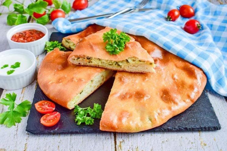 Cheesy Herb Ossetian Pie: The Perfect Savory Snack