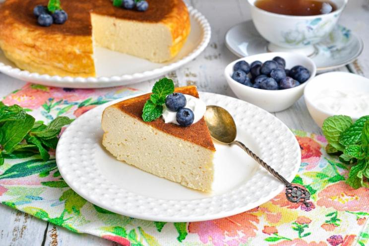 Fluffy Slow Cooker Cottage Cheese Casserole