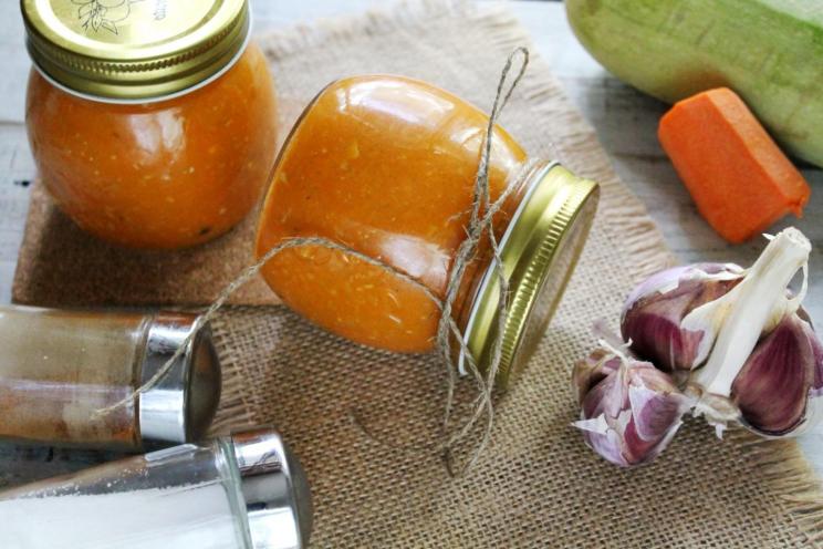 Easy Squash Caviar with Tomato Paste
