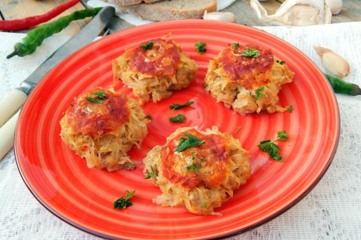 Baked Minced Meat and Potato Stacks
