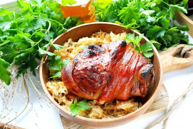 Bavarian-Style Pork Knuckle in Beer Bavarian-Style Pork Knuckle in Beer