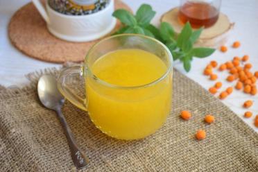Winter-Warming Frozen Sea Buckthorn Tea
