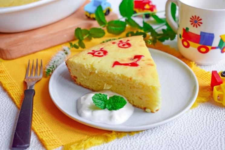 Kid-Friendly Cottage Cheese and Semolina Casserole Kid-Friendly Cottage Cheese and Semolina Casserole