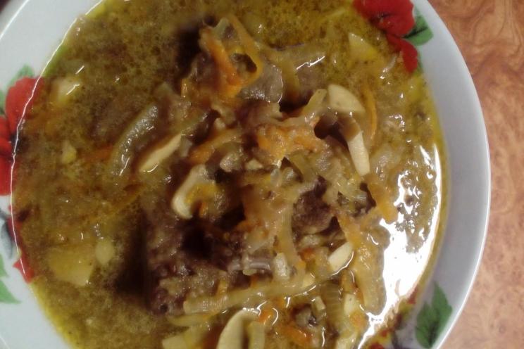 Savory Beef Liver with Mushrooms