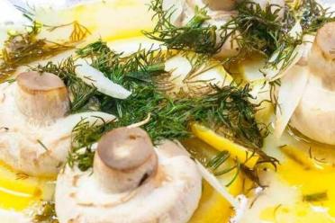 Lemon Garlic Mushroom Envelope Appetizer