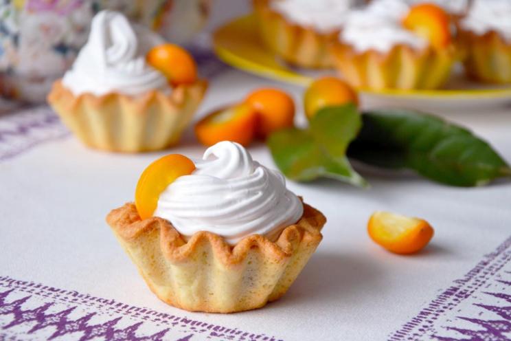 Shortcrust Pastry Baskets with Protein Cream Shortcrust Pastry Baskets with Protein Cream