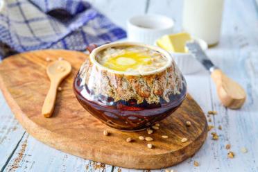 Creamy Pearl Barley Milk Porridge