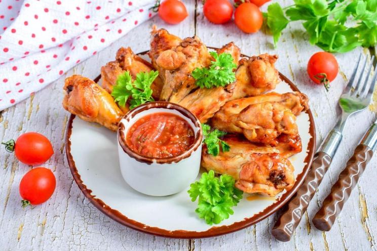 Honey-Glazed Pan-Fried Wings Honey-Glazed Pan-Fried Wings