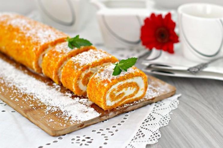Carrot Mascarpone Delight Roll