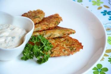 Jerusalem Artichoke Veggie Pancakes
