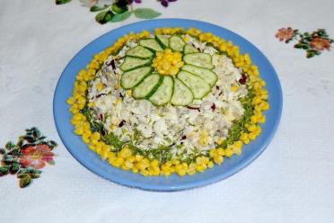 Quick and Tasty Mushroom Corn Salad