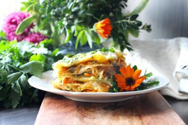 Classic Homemade Vegetable Lasagna