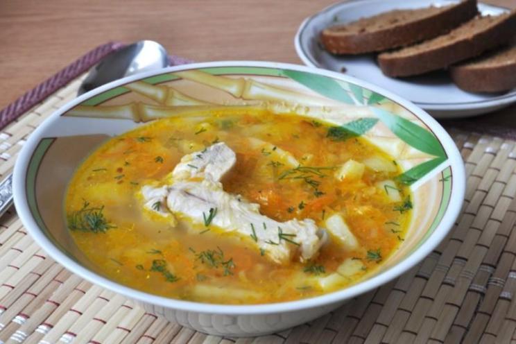 Chicken Lentil Soup with Potatoes & Fresh Herbs