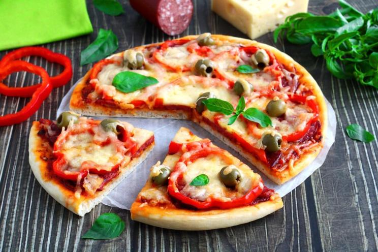 Quick & Tasty Sausage and Cheese Pizza Quick & Tasty Sausage and Cheese Pizza
