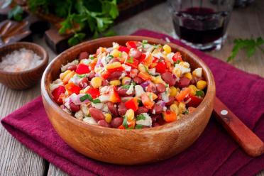 Chicken and Red Bean Salad