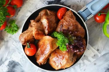 Pan-Fried Turkey Thigh Fillet
