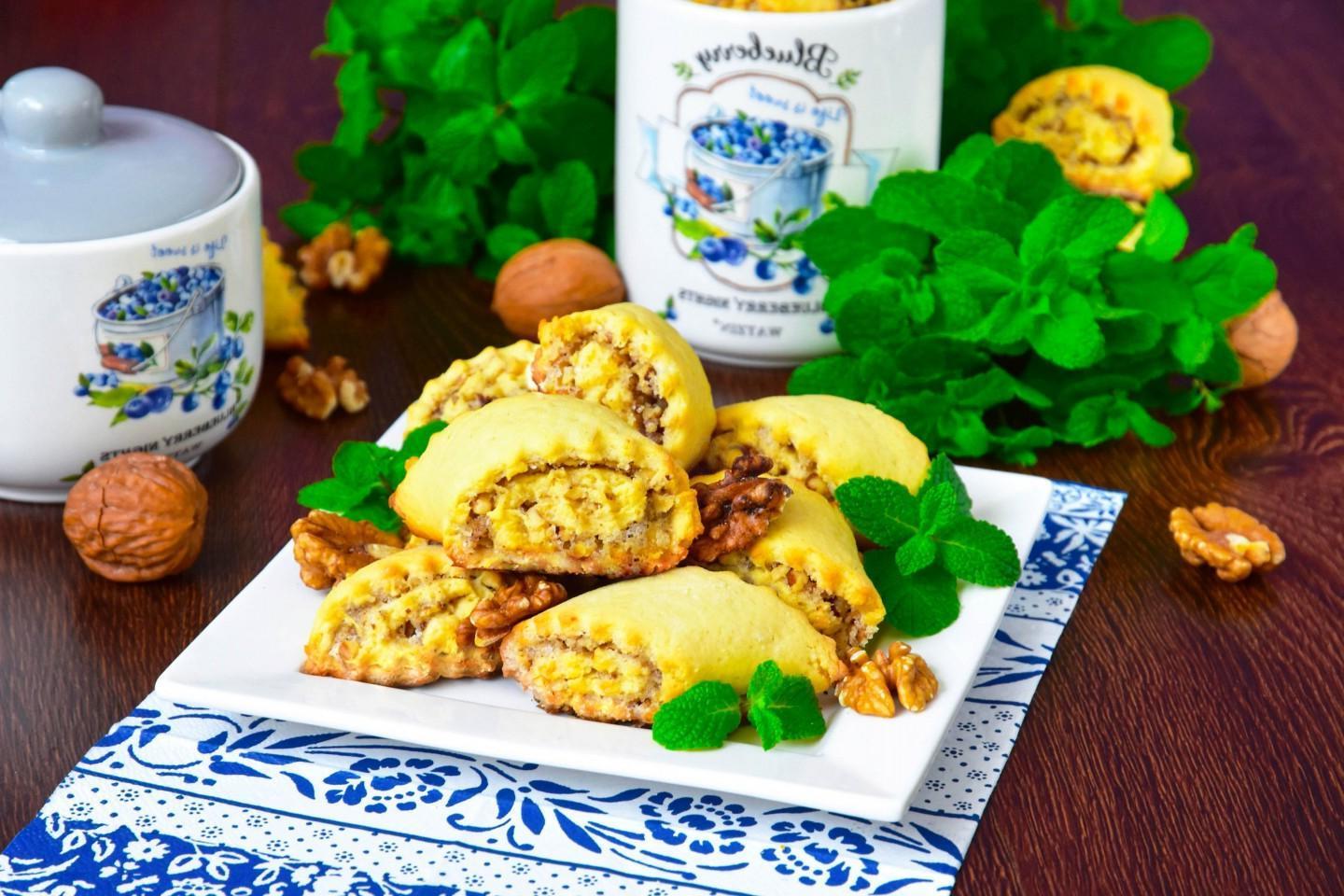 Walnut Shortbread Cookies