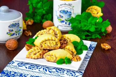 Walnut Shortbread Cookies