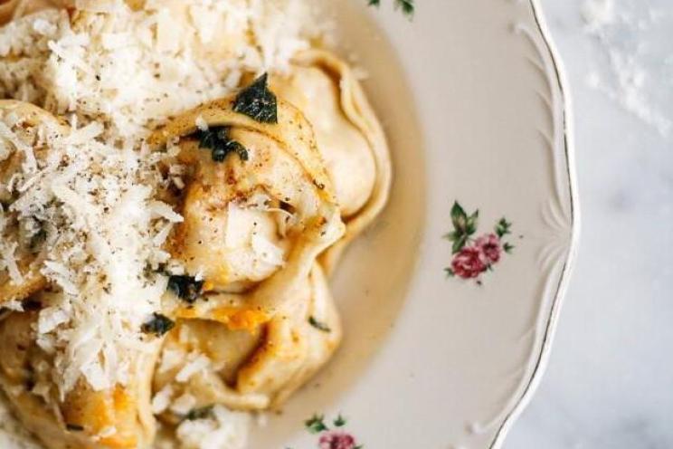 Pumpkin Parmesan Ravioli Delight