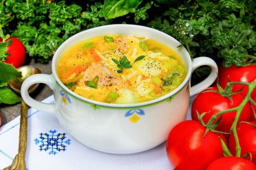 Hearty Fish and Rice Soup