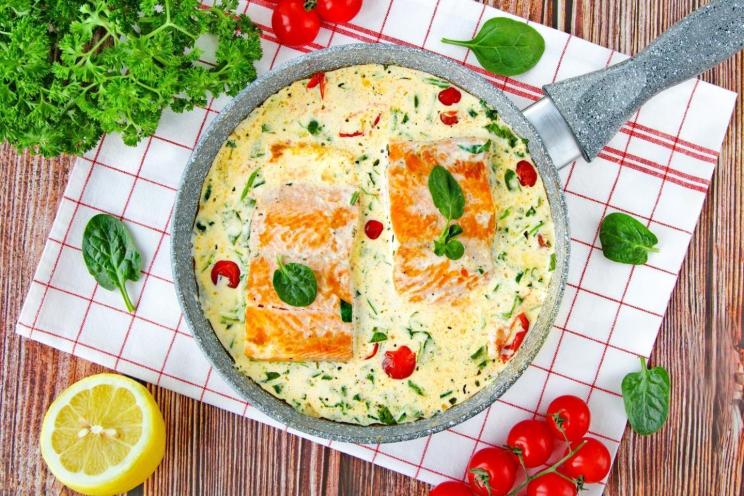 Creamy Spinach Red Fish Delight Creamy Spinach Red Fish Delight