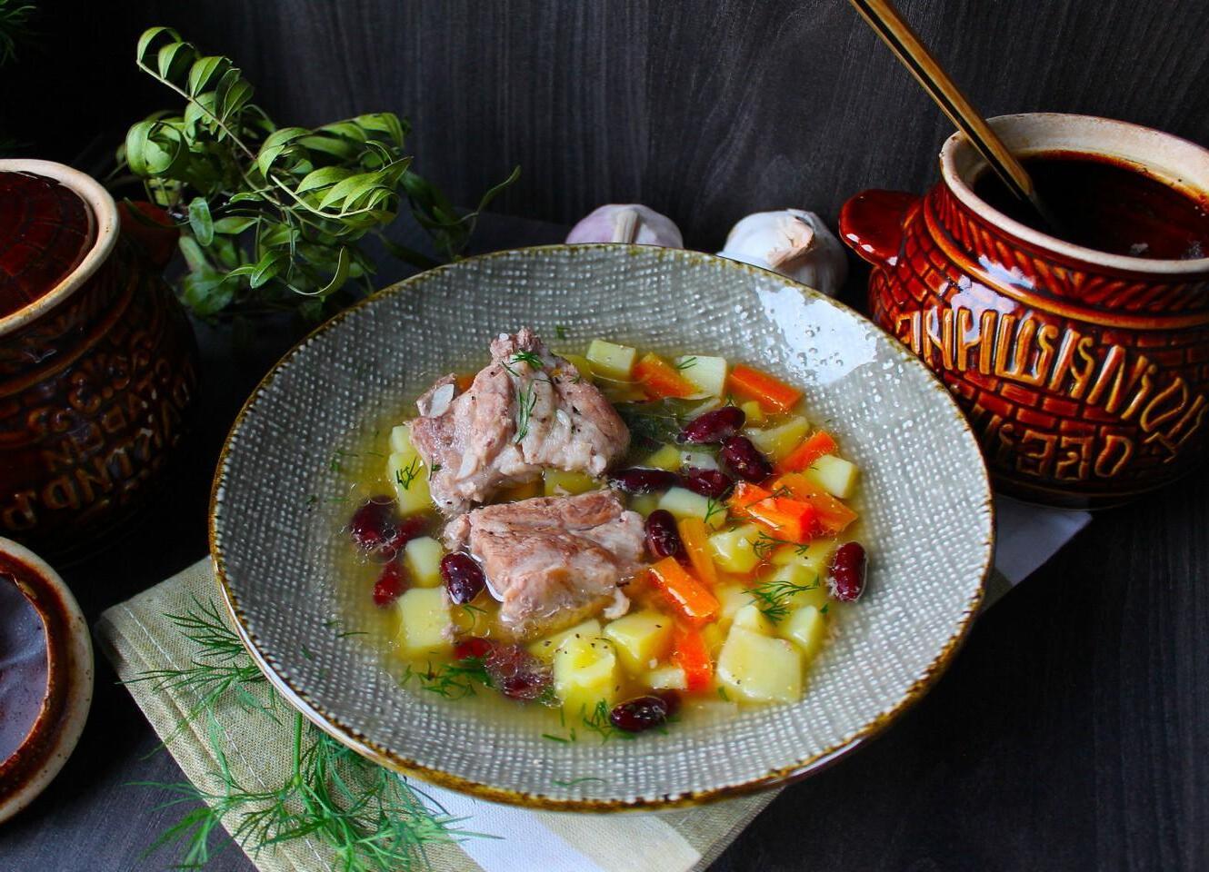 Rich Pork Rib Pot Soup for Hearty Meals
