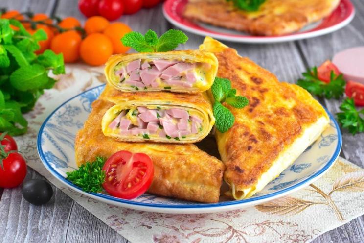 Cheesy Sausage Lavash Pockets Cheesy Sausage Lavash Pockets
