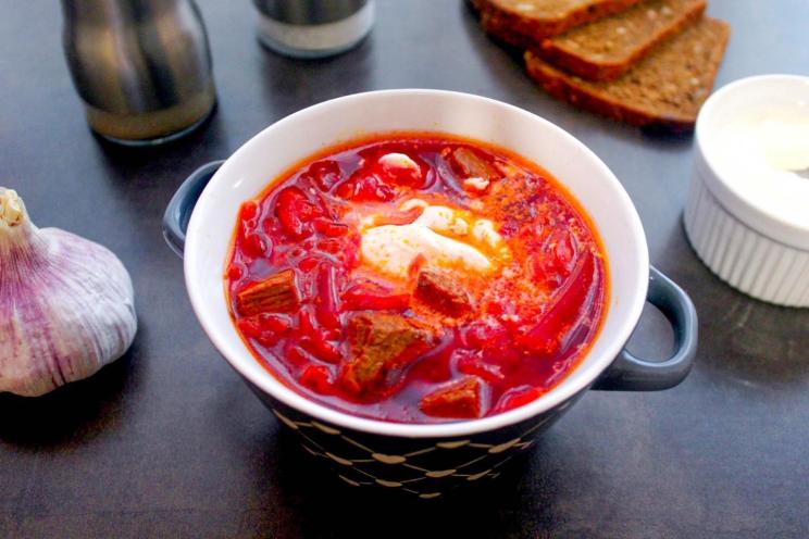 Spicy Pickled Beet Borscht