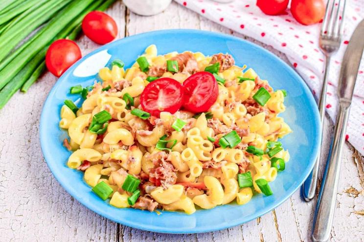 Slow Cooker Navy Pasta with Stewed Meat