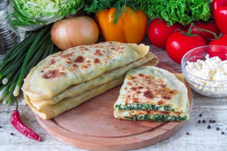 Savory Green Flatbreads