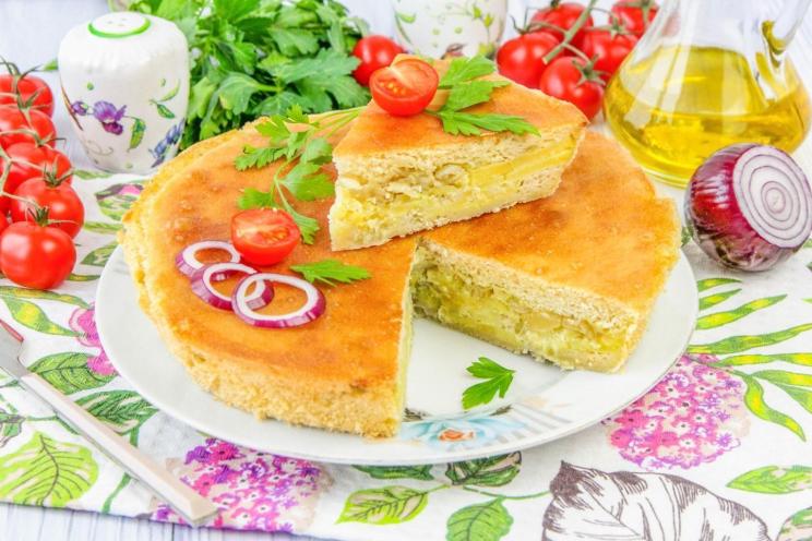 Easy Potato Onion Oven Pie