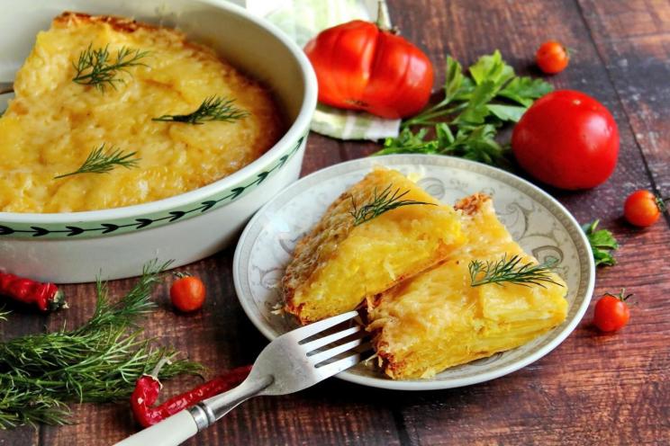 Quick Microwave Potato Casserole