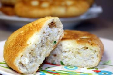 Easy Fried Pies with Chicken and Rice Using Ready-Made Yeast Dough