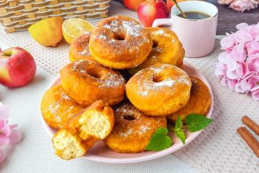 Easy Fluffy Kefir Donuts