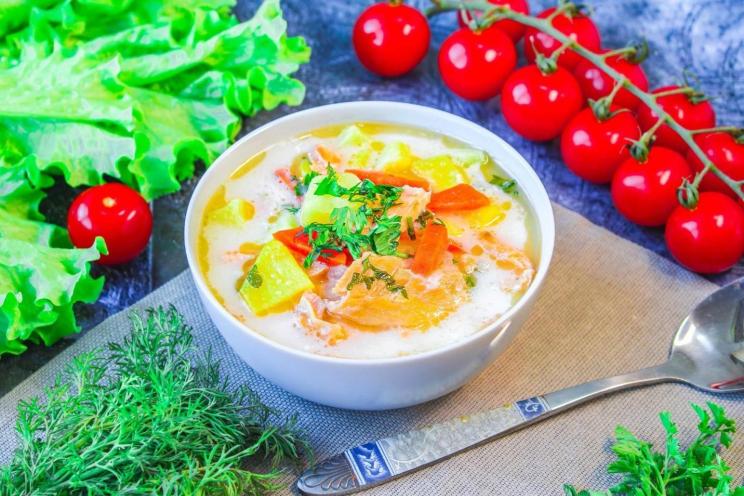 Creamy Salmon Fish Soup Creamy Salmon Fish Soup
